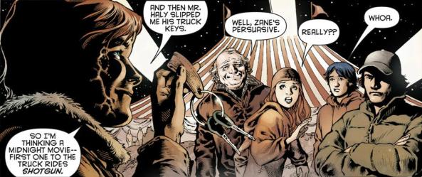 The secret of how Zane got that hideous scar