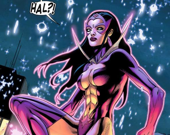 I'm formally registering all of my usual complaints about the Star Sapphire costumes. But on the flip-side, it's nice to see Carol in an active role again.
