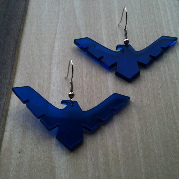 Nighwing Logo Earrings