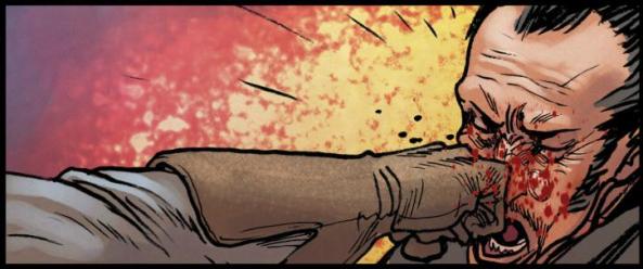 I don't normally delight in physical violence, but: BAM! RIGHT IN THE NOSE!