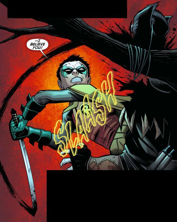 Robin, getting his murder on.