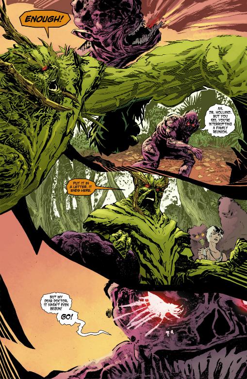 Swamp Thing versus Anton Arcane. Round Two. FIGHT!