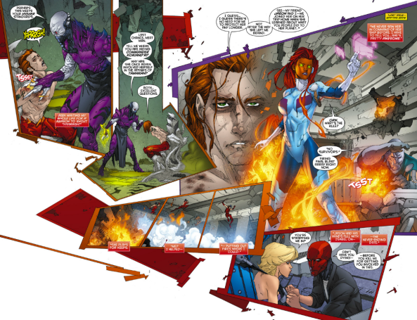 Two page splash Red Hood