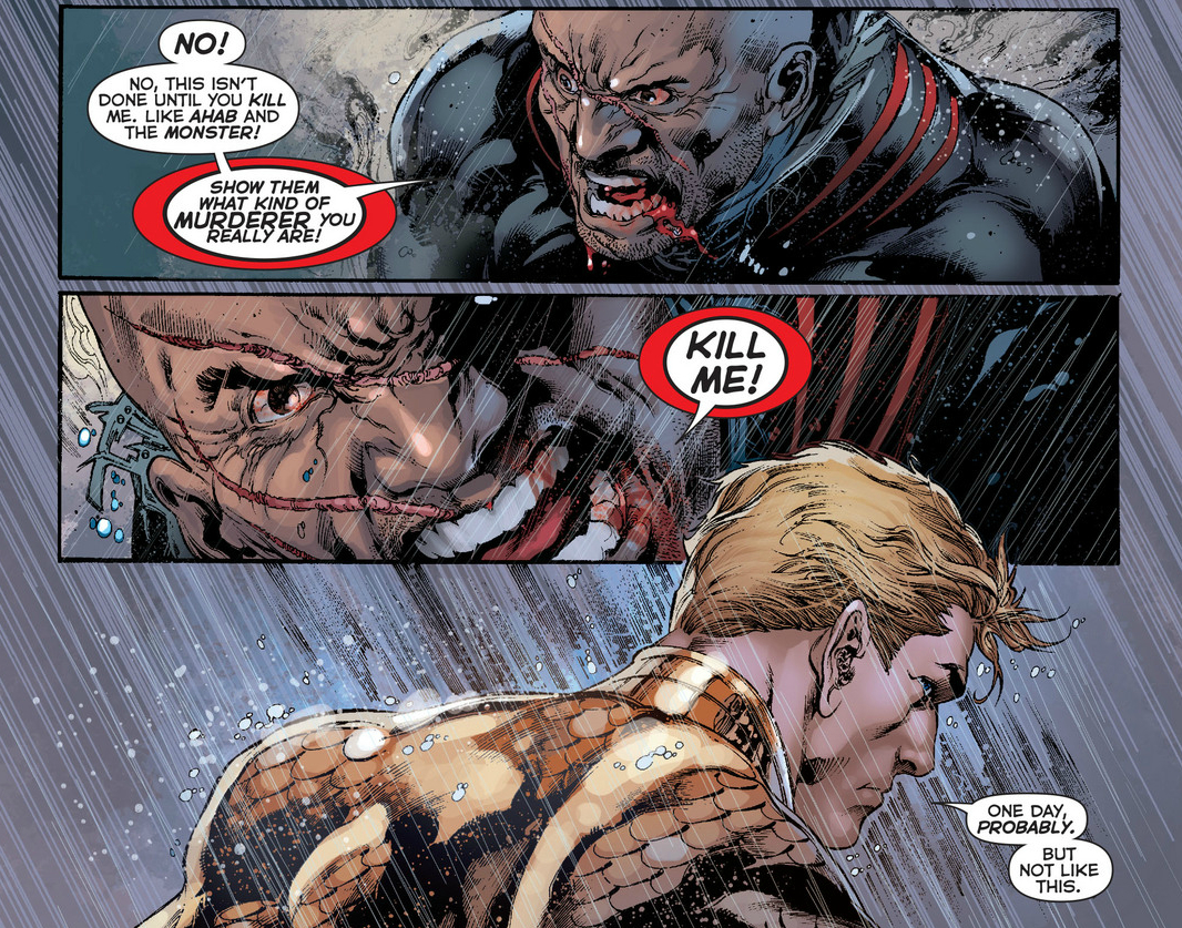 Arthur doesn't kill Manta…FOR NOW