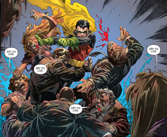 They've mastered "eat to live," but they've yet to learn "don't fuck with Damian to live."