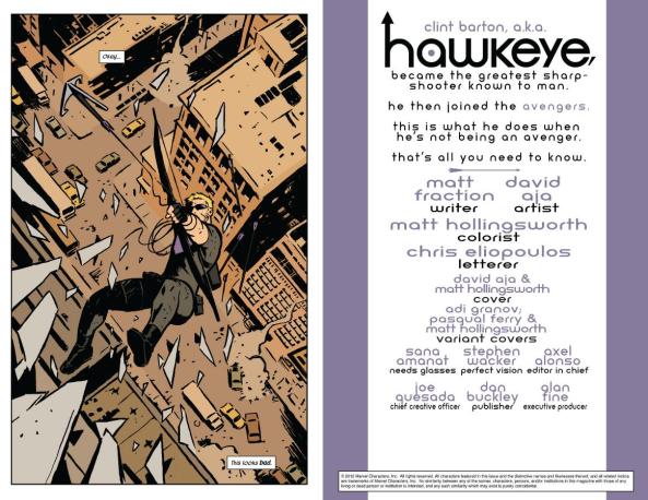 Hawkeye - tone and style established
