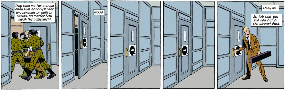 Airport security is a breeze when you can just beat everyone up