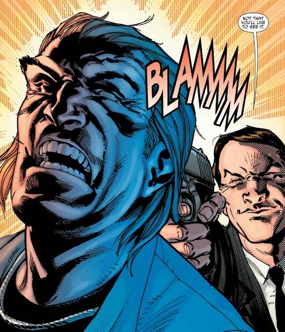 "Oops! This is my gag gun that shoots grimacing faces."