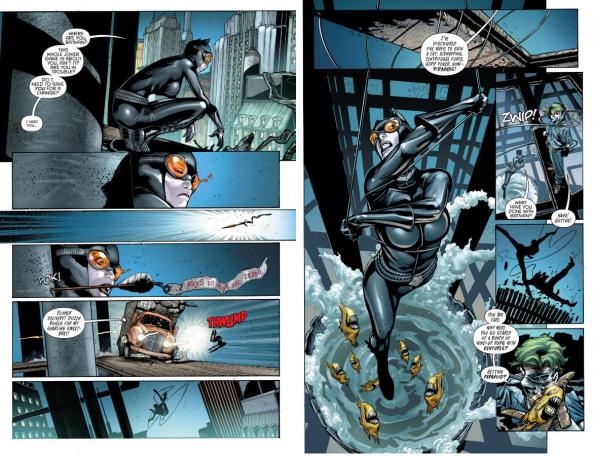 How Joker lures Catwoman into his piranha trap