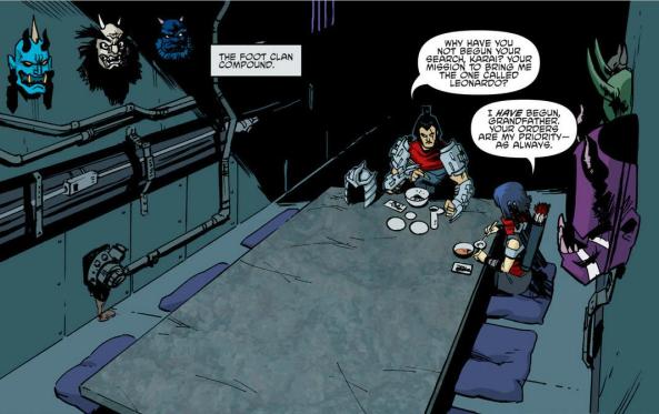 Not even set up for Power Point or to do conference calls. foot clan conference room shredder karai