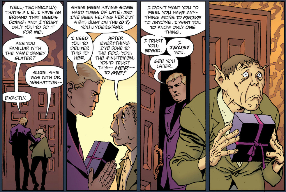 "Why would I use the mail when I have an indentured servant?"