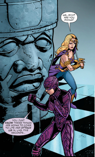 Black Orchid has seen this one before...