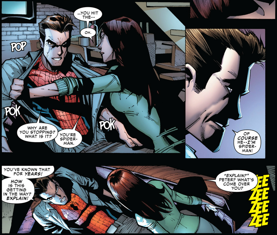 Peter Parktavius and Mary Jane's date