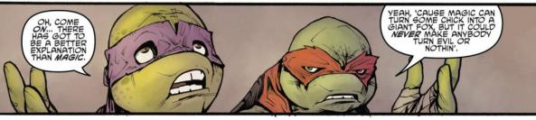 Donatello doesn't believe in magic