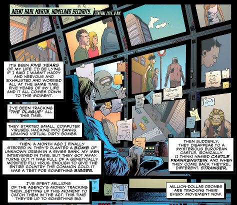 frankenstein man in a van