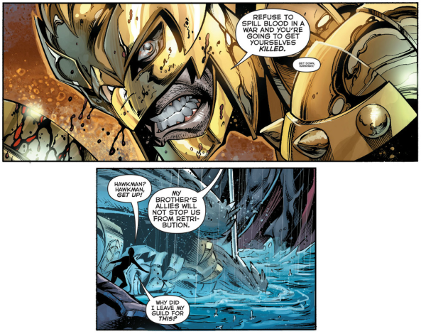 He should probably get a megaphone or something.