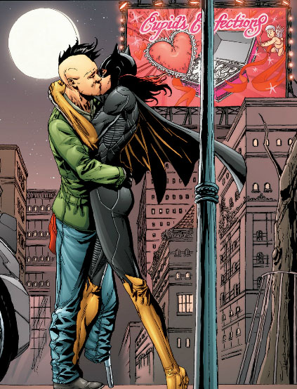 batgirl kissing