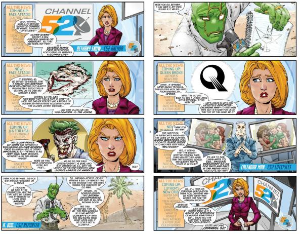 Channel 52 Joker A Bug Calendar Man Oliver Queen