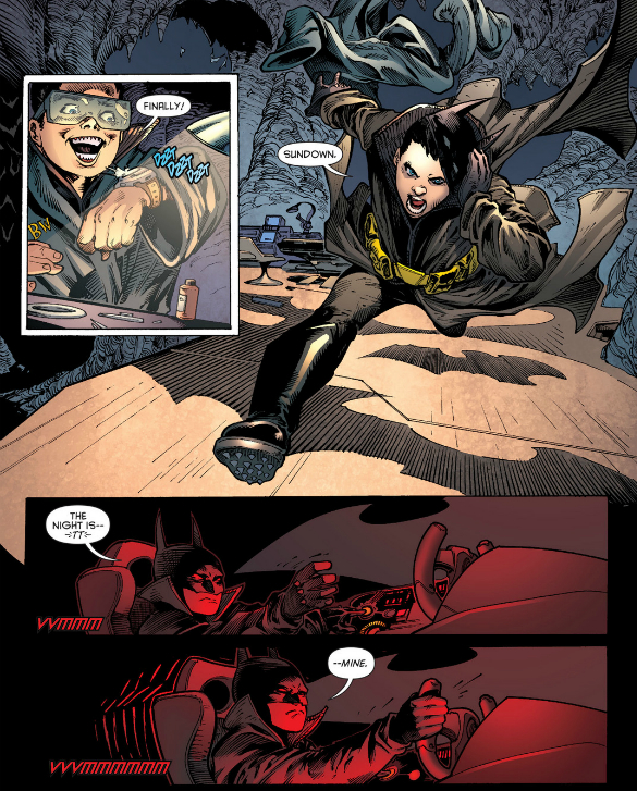 Damian plays dressup