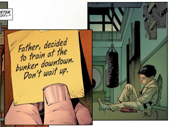 Damian recovers from the Death of the Family