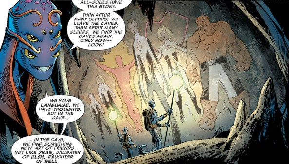 fantastic 4 cave painting