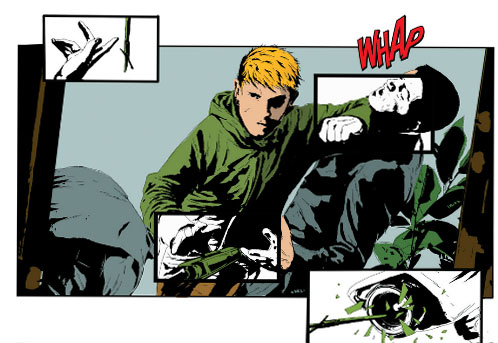 green arrow color scheme