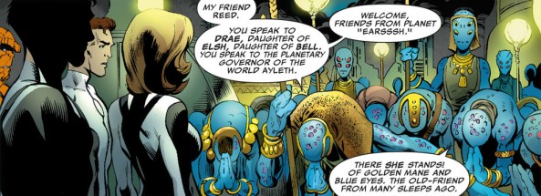 Aliens love a white woman, apparently.