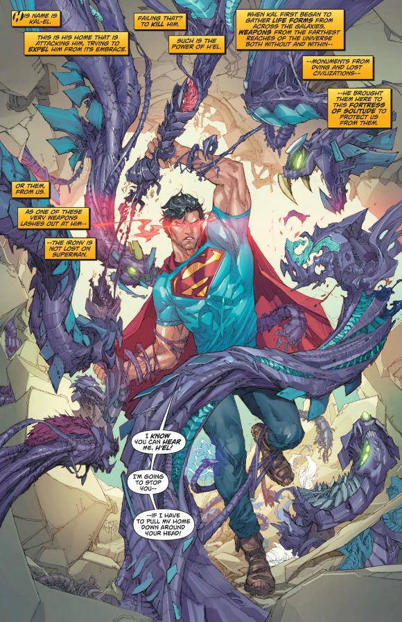 His name is Kal El AND ON AND ON AND ON