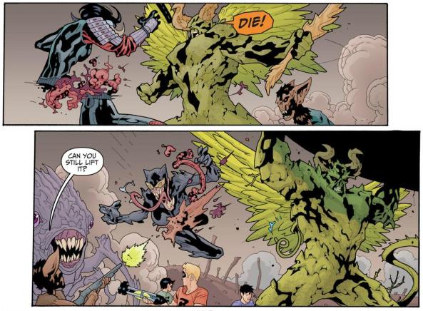 Rot versions of Katana and Catwoman