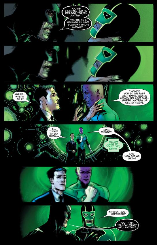Simon Baz and Black Hand or William Hand and Sinestro - Green Lanterns for sure