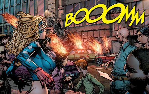 Star Girl hanging out on the walk of fame