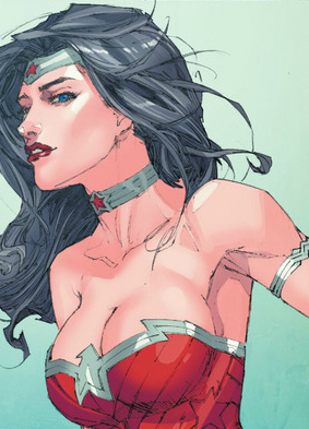 Wonder Woman's bazoongas