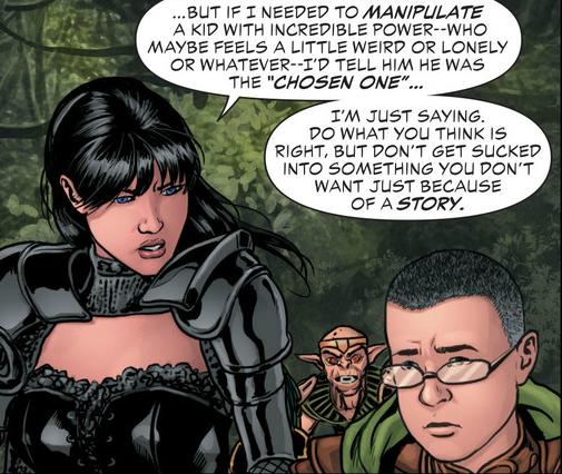 Zatana tells Timothy Hunter he might not be the chosen one