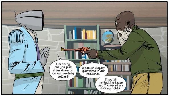 Heist cites the US Constitution