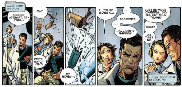 Patty drops the coffee