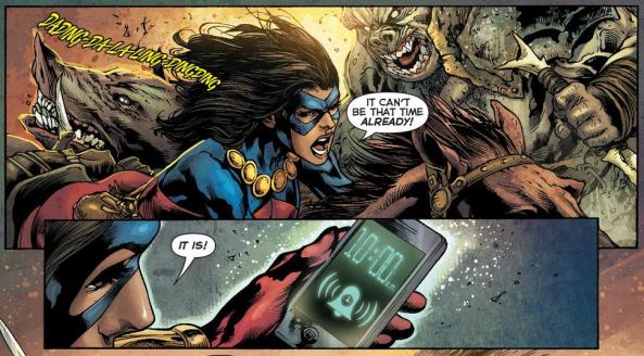 So, whens she's in the game does she get really good 3G because she's in a computer or really bad 3G because she's in a fantasy world? The Atom brings her iPhone into the World of Warcraft