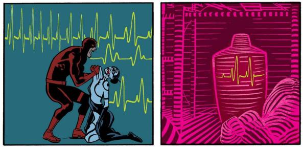 Daredevil vs Lady Bullseye and Sarcophagus Bullseye