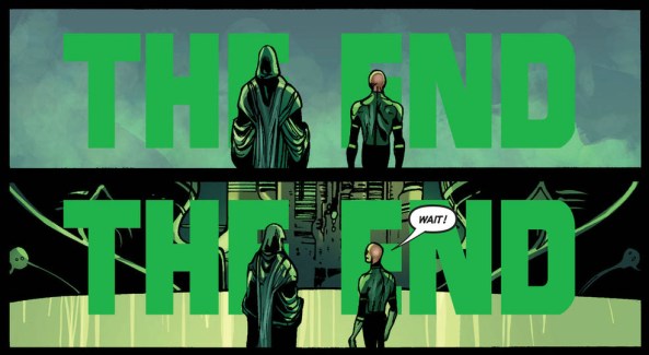 Jeez, thanks a lot kid; just couldn't keep your mouth shut. Geoff Johns The End