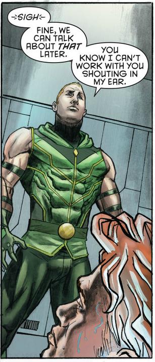 Green Arrow scolds Arsenal