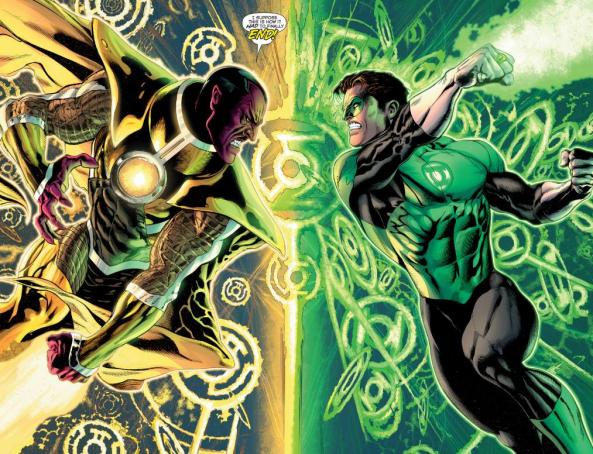 So badass. Hal Jordan vs. Sinestro