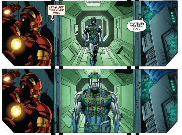 Iron Man and Death's Head lie in wait to ambush 451