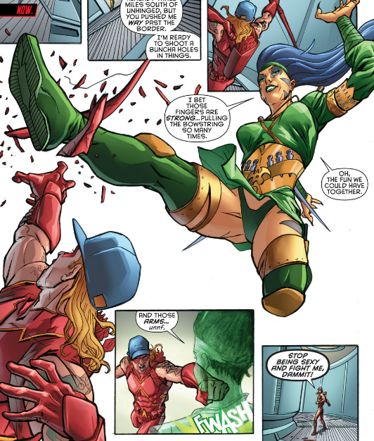 Up skirts are awkward