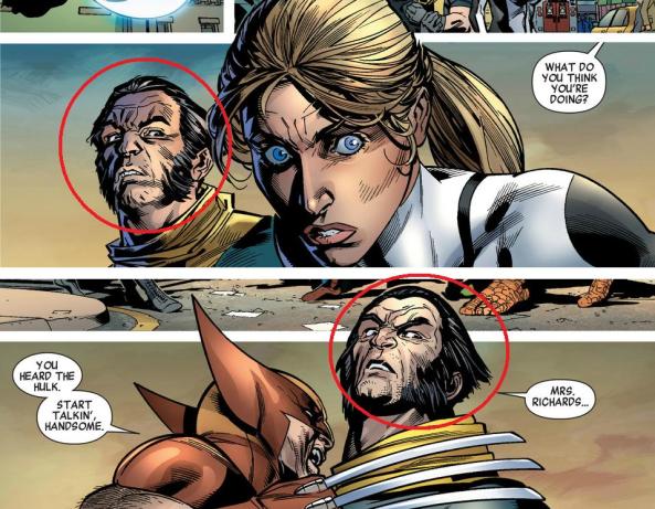 Wolverine turns up his nose