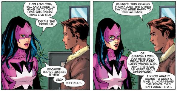 Carol loves Hal like I love Geoff Johns
