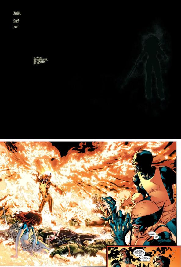 Illyana Rasputin, master of Limbo and Jean Grey, Phoenix