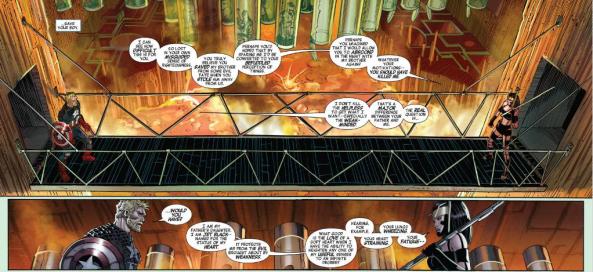 Jet and Captain America square off