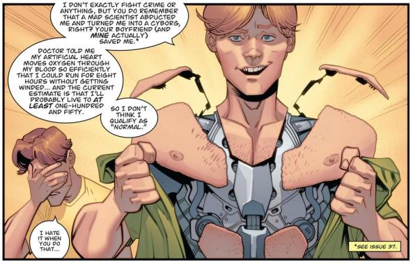 Surprise I'm a cyborg