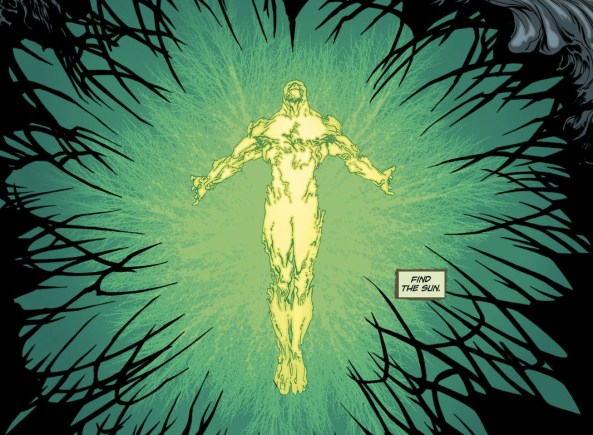 Swamp Thing -- now with sun locating ability