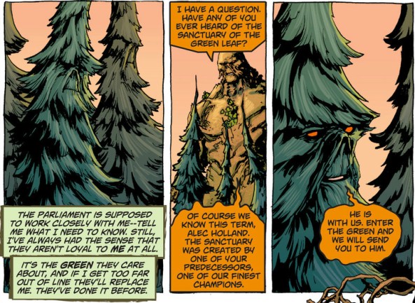 You know you've spent too much time in the swamp when the trees start talking to you