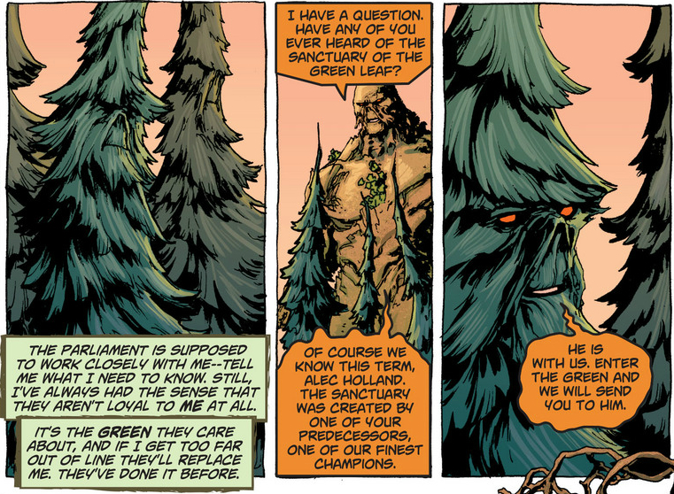 You know you've spent too much time in the swamp when the trees start talking to you